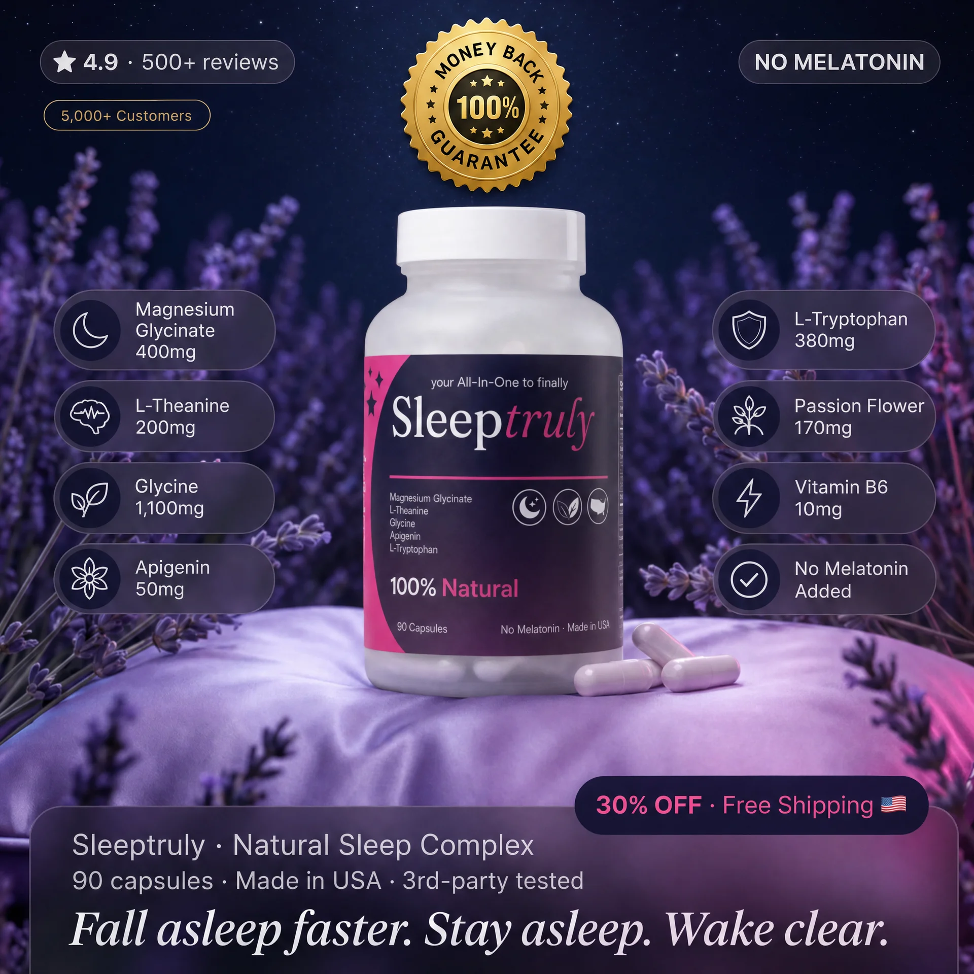 Sleeptruly Nightly Reset bottle